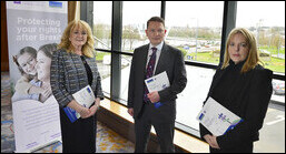 Geraldine McGahey, Alyson Kilpatrick, and Michael Finucane